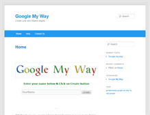 Tablet Screenshot of googlemy-way.com